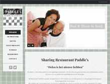 Tablet Screenshot of paddles.nl